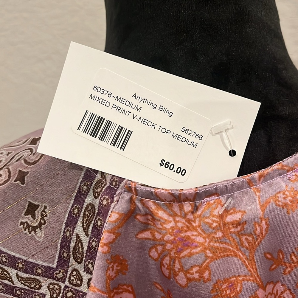 Beautiful Multi Pattern Top With Crossover Front - image 8